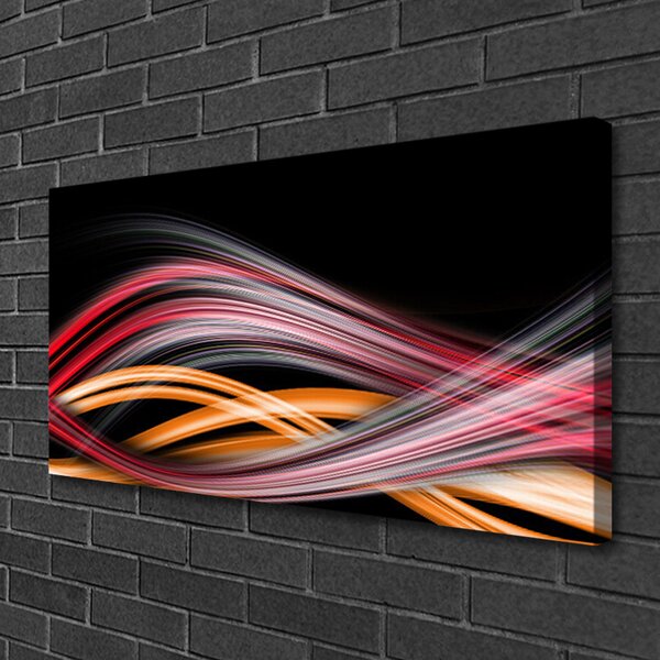 Foto quadro su tela Grafica di astrazione 100x50 cm