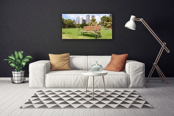 Stampa quadro su tela Grattacieli del Parco Naturale 100x50 cm
