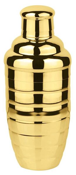 Paderno Shaker Long Drink 0,5L In Acciaio Inox Striato Color Oro