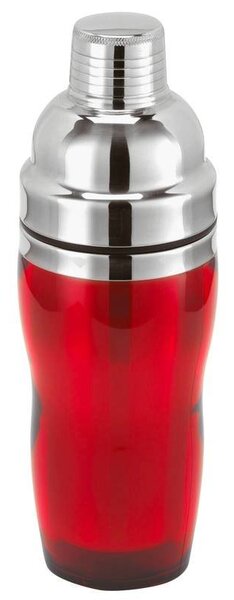 Paderno Shaker Double Wall 0,5L in Acciaio Inox & SAN Rosso