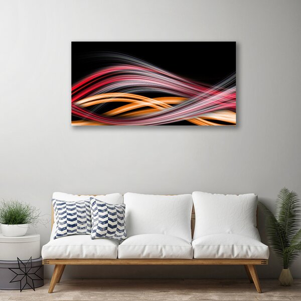Foto quadro su tela Grafica di astrazione 100x50 cm