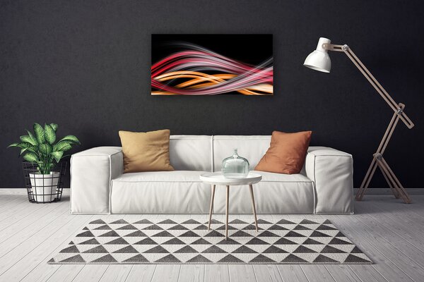 Foto quadro su tela Grafica di astrazione 100x50 cm
