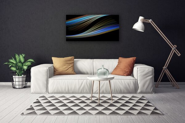 Quadro su tela Grafica di astrazione 100x50 cm