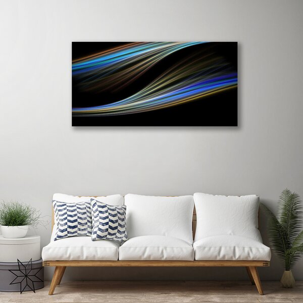Quadro su tela Grafica di astrazione 100x50 cm