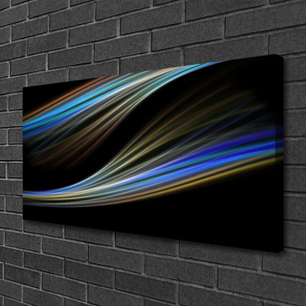 Quadro su tela Grafica di astrazione 100x50 cm