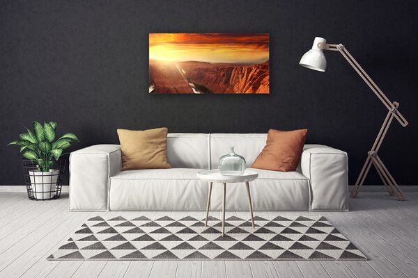 Quadro su tela Paesaggio del Grand Canyon 100x50 cm