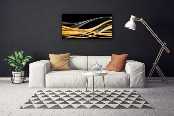 Quadro su tela Grafica di astrazione 100x50 cm