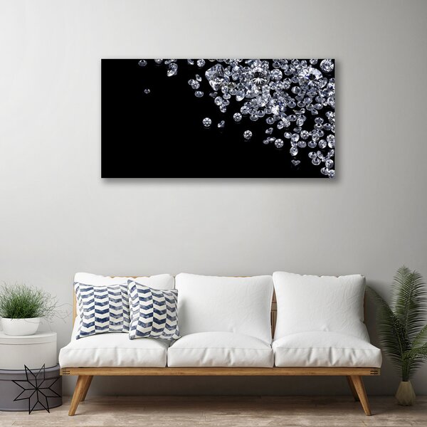 Quadro su tela Diamanti Art 100x50 cm