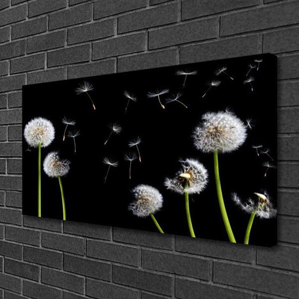 Quadro stampa su tela Dente di leone 100x50 cm