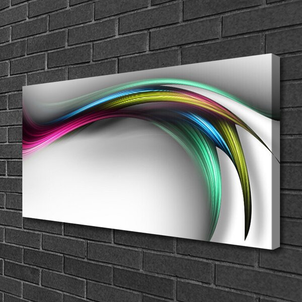 Quadro su tela Grafica di astrazione 100x50 cm