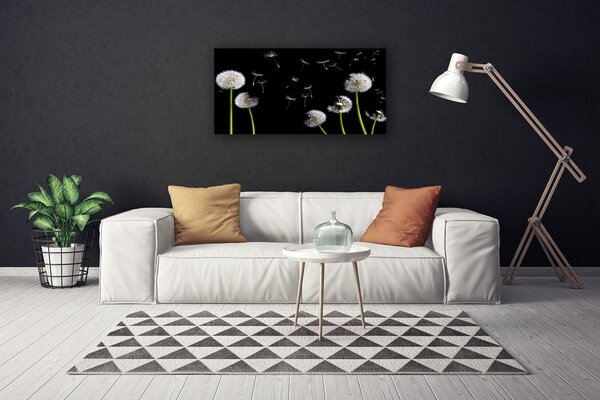 Quadro stampa su tela Dente di leone 100x50 cm