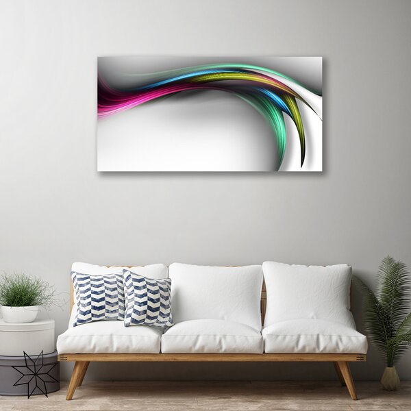 Quadro su tela Grafica di astrazione 100x50 cm