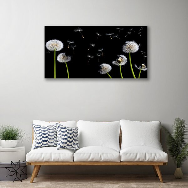 Quadro stampa su tela Dente di leone 100x50 cm