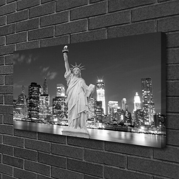Foto quadro su tela Statua della Libertà New York 100x50 cm