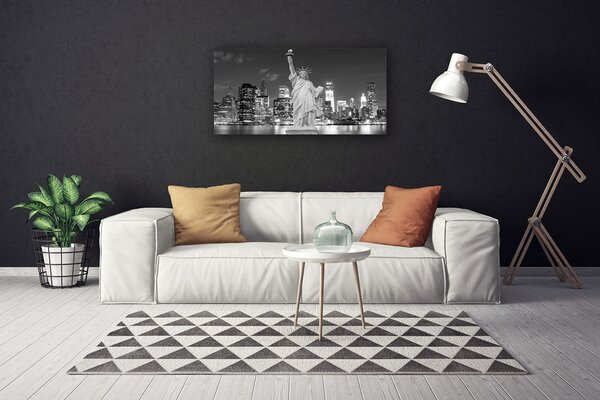 Foto quadro su tela Statua della Libertà New York 100x50 cm