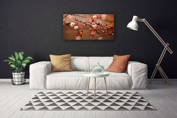 Stampa quadro su tela Frutteto di fiori per la pace 100x50 cm