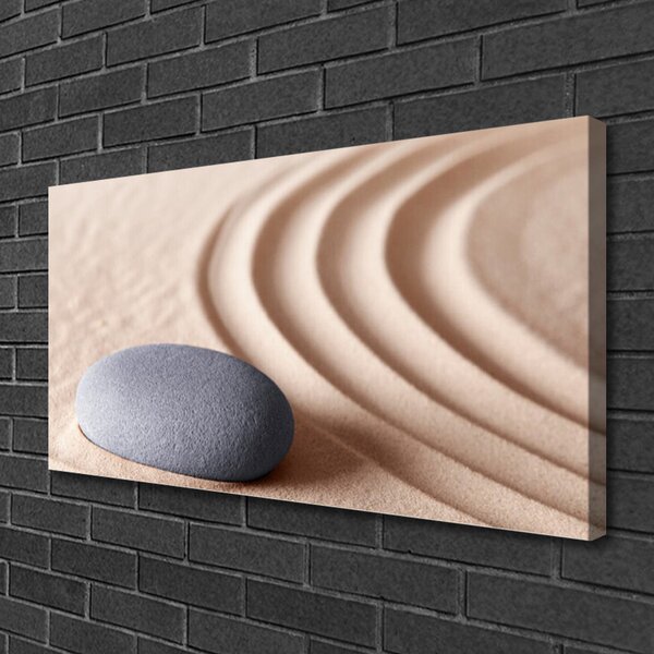 Quadro su tela Arte dell'arenaria 100x50 cm
