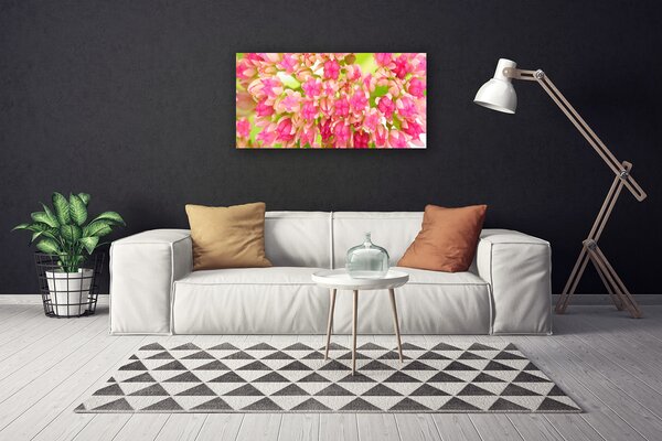 Quadro su tela fiore di loto 100x50 cm