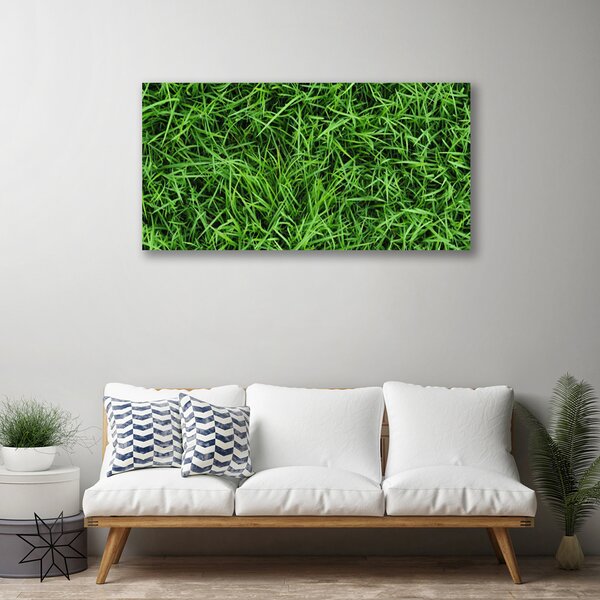 Quadro stampa su tela L'erba Il prato 100x50 cm