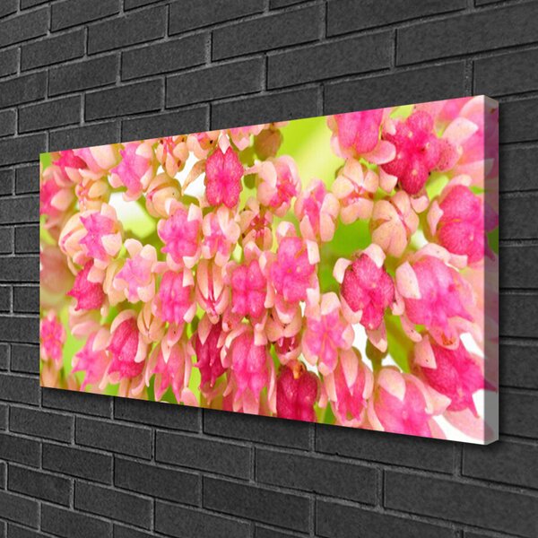 Quadro su tela fiore di loto 100x50 cm