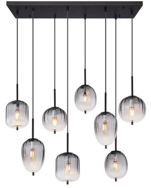Globo 15215-8 - Lampadario a sospensione con filo ATTILA 8xE14/40W/230V
