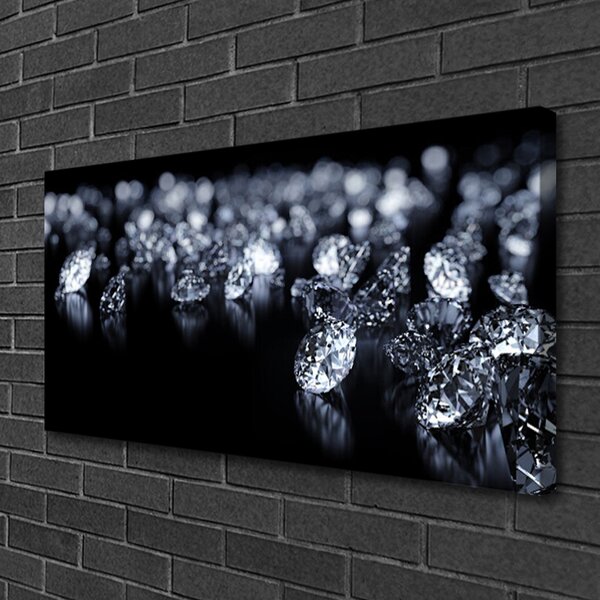 Quadro su tela Diamanti Art 100x50 cm
