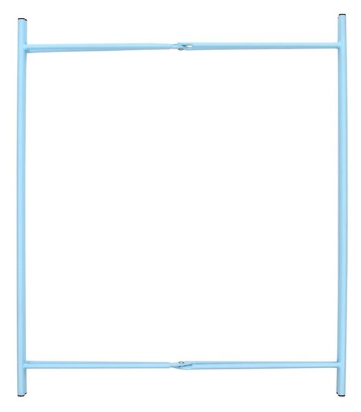 Tavolo da giardino pieghevole in acciaio di colore turchese , 46 x 46 x 52 cm - Esschert Design
