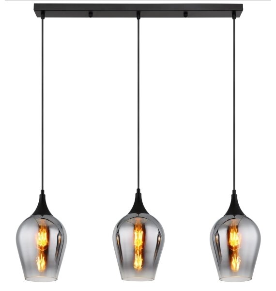 Globo 155520-3HS - Lampadario a sospensione con filo LAVUS 3xE27/60W/230V