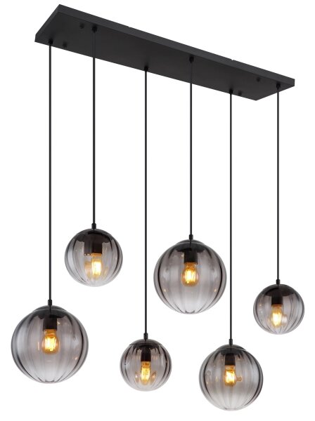 Globo 15216-6 - Lampadario a sospensione con filo DALLERTA 6xE27/60W/230V