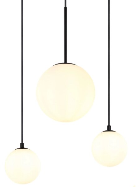 Globo 15168-6 - Lampadario a sospensione con filo HALLIE 3xE27/9W/230V + 3xG9/5W