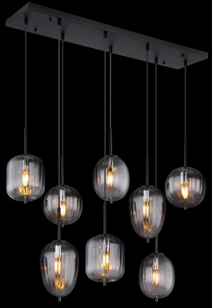 Globo 15215-8 - Lampadario a sospensione con filo ATTILA 8xE14/40W/230V