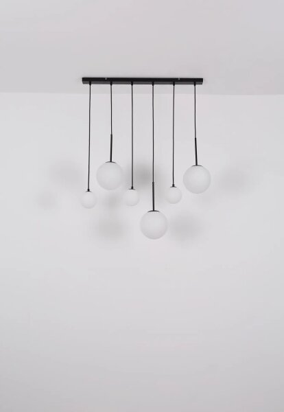 Globo 15168-6 - Lampadario a sospensione con filo HALLIE 3xE27/9W/230V + 3xG9/5W