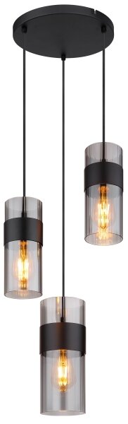 Globo 15718-3 - Lampadario a sospensione con filo SCARFINA 3xE27/60W/230V