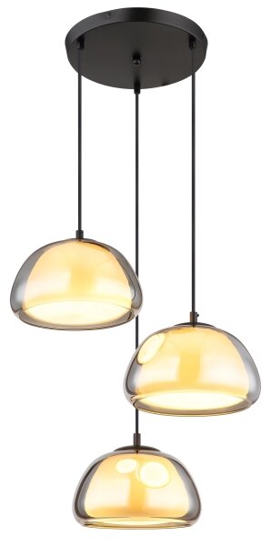 Globo 15743-3HR - Lampadario a sospensione con filo JELLA 3xE14/40W/230V
