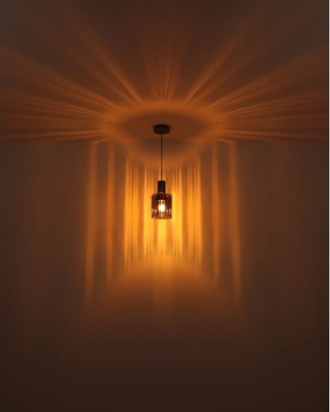Globo 15904HS - Lampadario a sospensione con filo TULIVAR 1xE27/40W/230V diametro 18 cm grigio