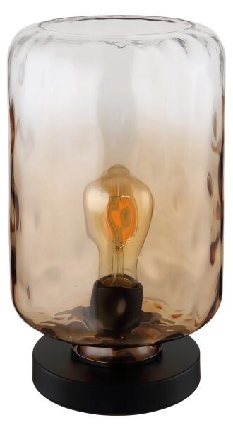 Globo 16046TA - Lampada da tavolo DARINA 1xE27/60W/230V marrone