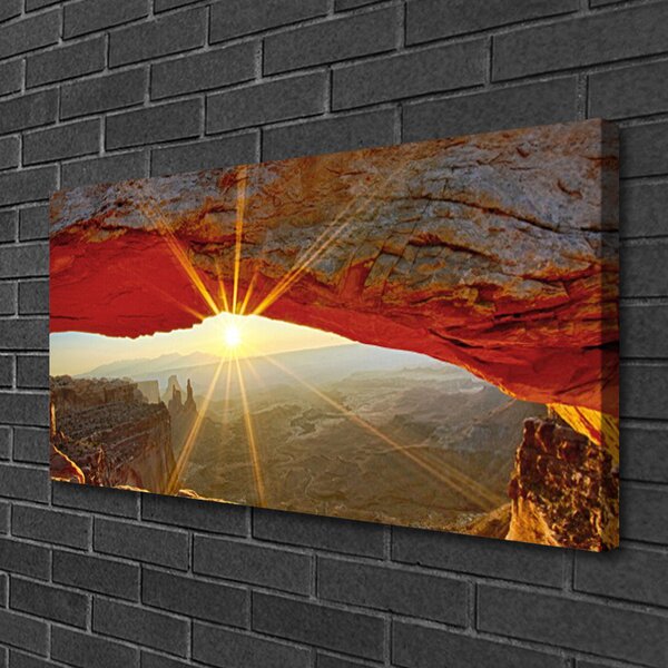 Quadro su tela Paesaggio del Grand Canyon 100x50 cm