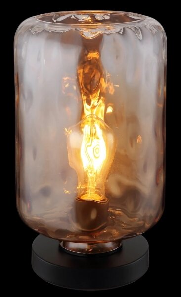 Globo 16046TA - Lampada da tavolo DARINA 1xE27/60W/230V marrone