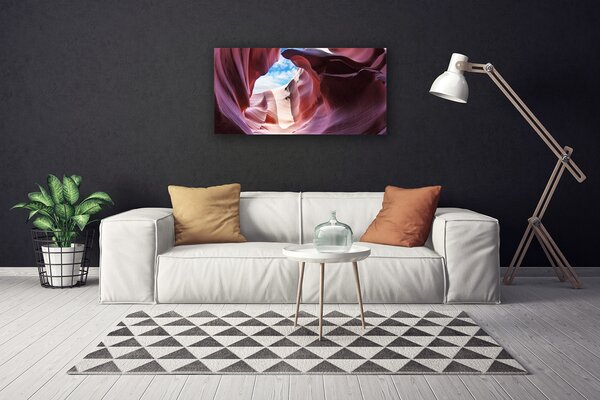 Quadro su tela Rock, fiume, trogolo Art 100x50 cm