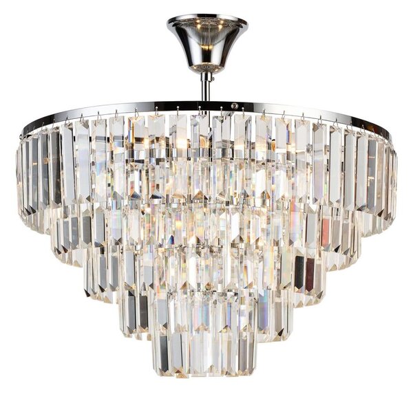 Brilagi - Lampadario a plafone CRYSTAL 5xE14/40W/230V cromo lucido