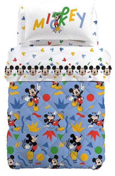 Trapunta In Cotone Mickey Colors Piazza E Mezza Warner Bros Ragazzo Caleffi