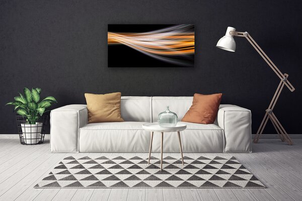 Quadro su tela Grafica di astrazione 100x50 cm
