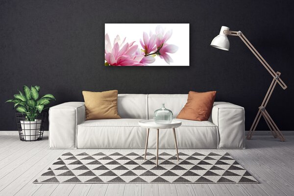 Foto quadro su tela Fiore di magnolia 100x50 cm