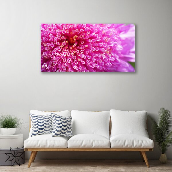 Quadro su tela Fiore Sul Muro 100x50 cm