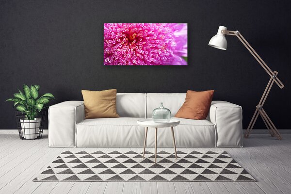 Quadro su tela Fiore Sul Muro 100x50 cm