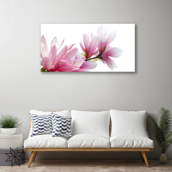 Foto quadro su tela Fiore di magnolia 100x50 cm