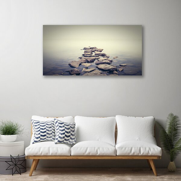 Quadro su tela Rocce, acqua, paesaggio 100x50 cm