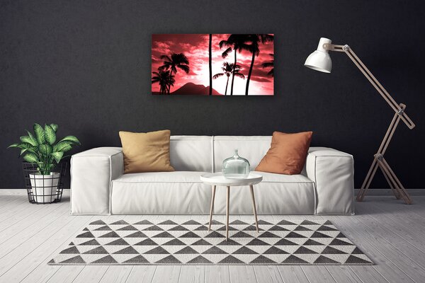 Quadro su tela Natura della palma 100x50 cm