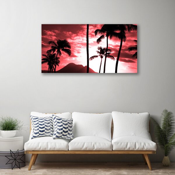 Quadro su tela Natura della palma 100x50 cm