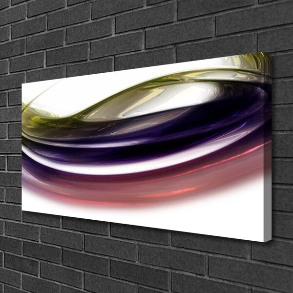 Quadro su tela Grafica di astrazione 100x50 cm